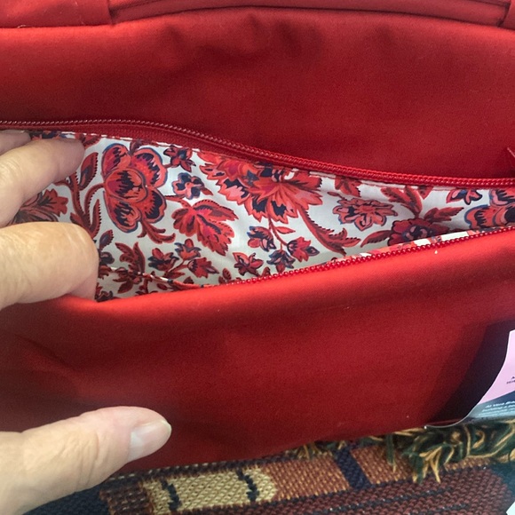 🔴Vera Bradley Laptop Bag “ Cardinal Red” - Picture 6 of 8